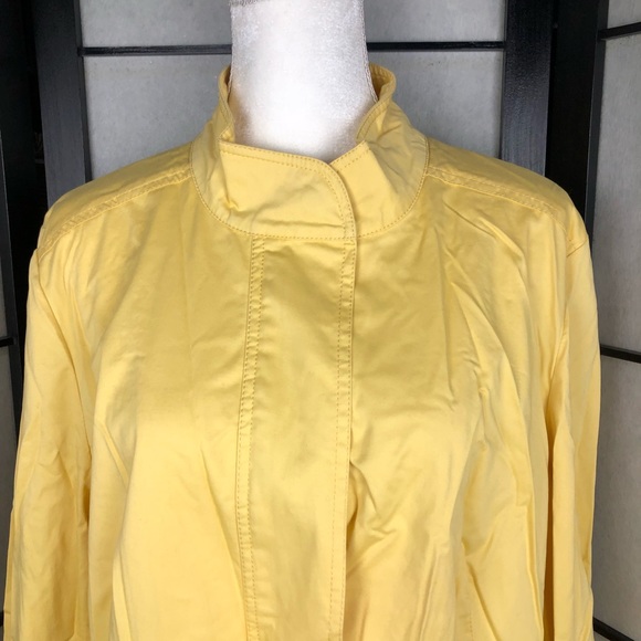 J Jill Pale Yellow Utility Jacket Size XL - Picture 2 of 5